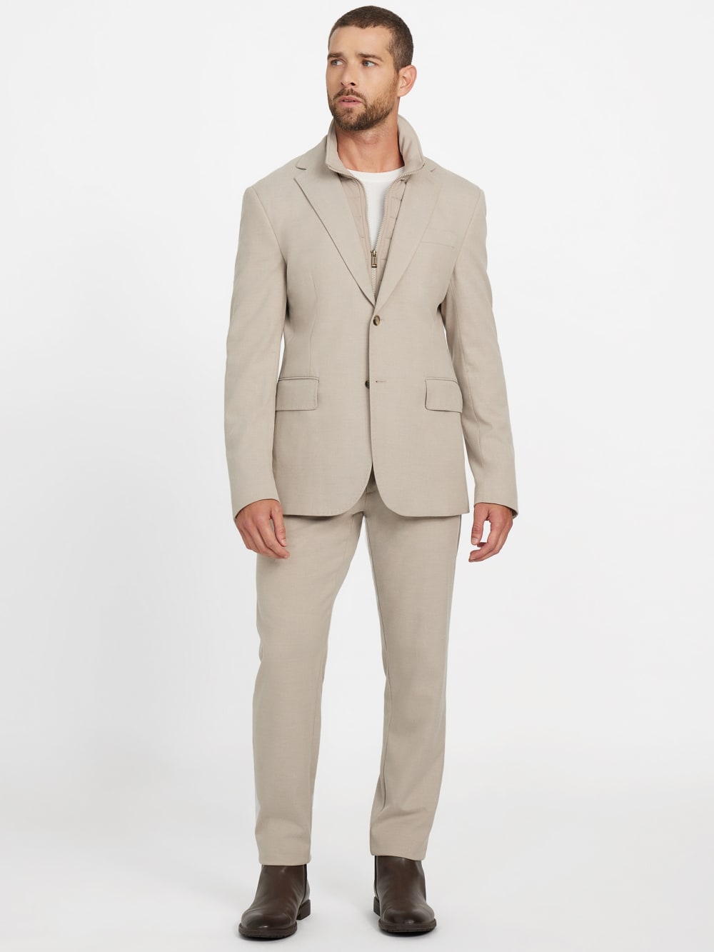 Myron Wool-Blend Dressy Pants - Guess