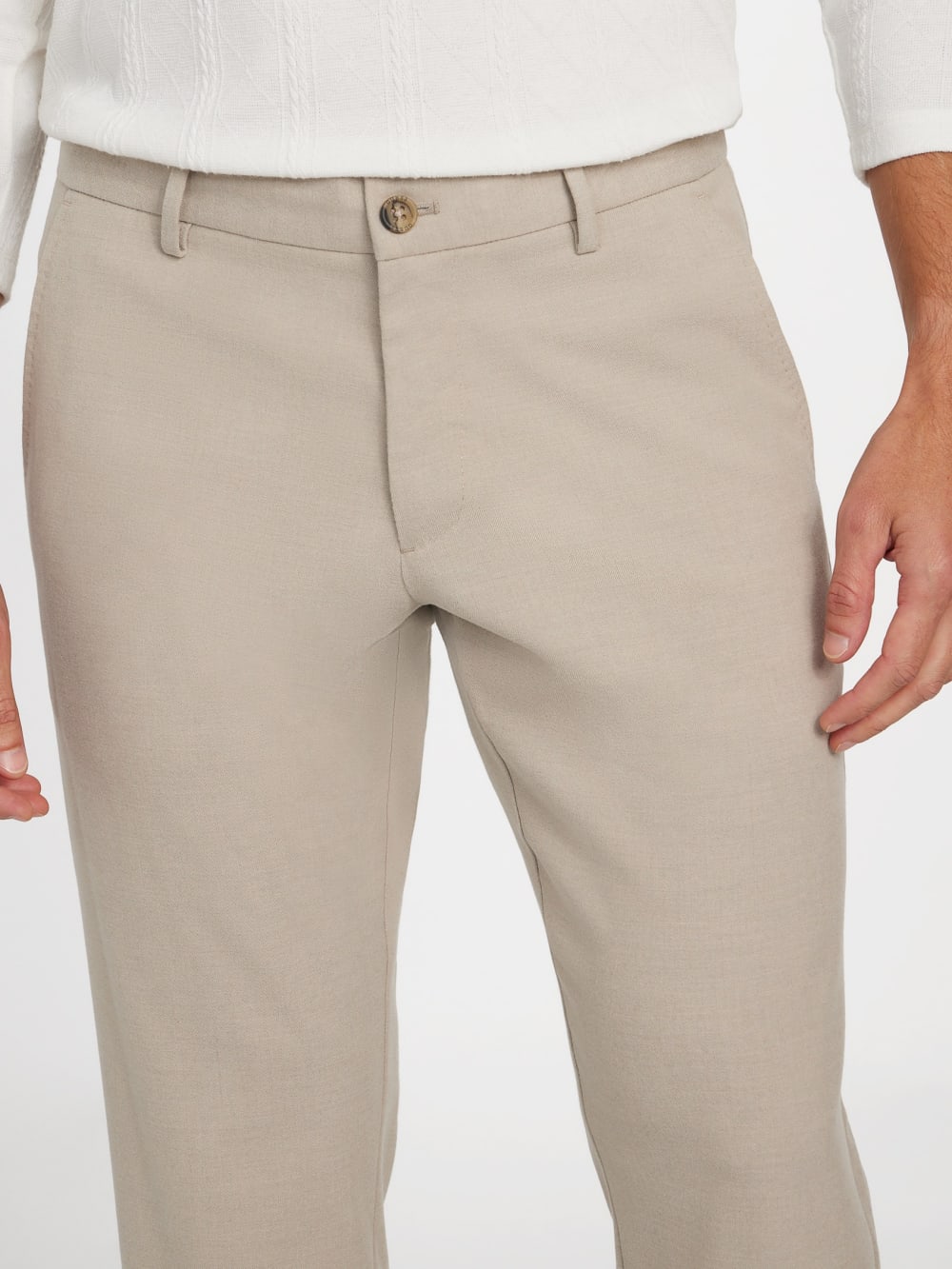 Myron Wool-Blend Dressy Pants - Guess