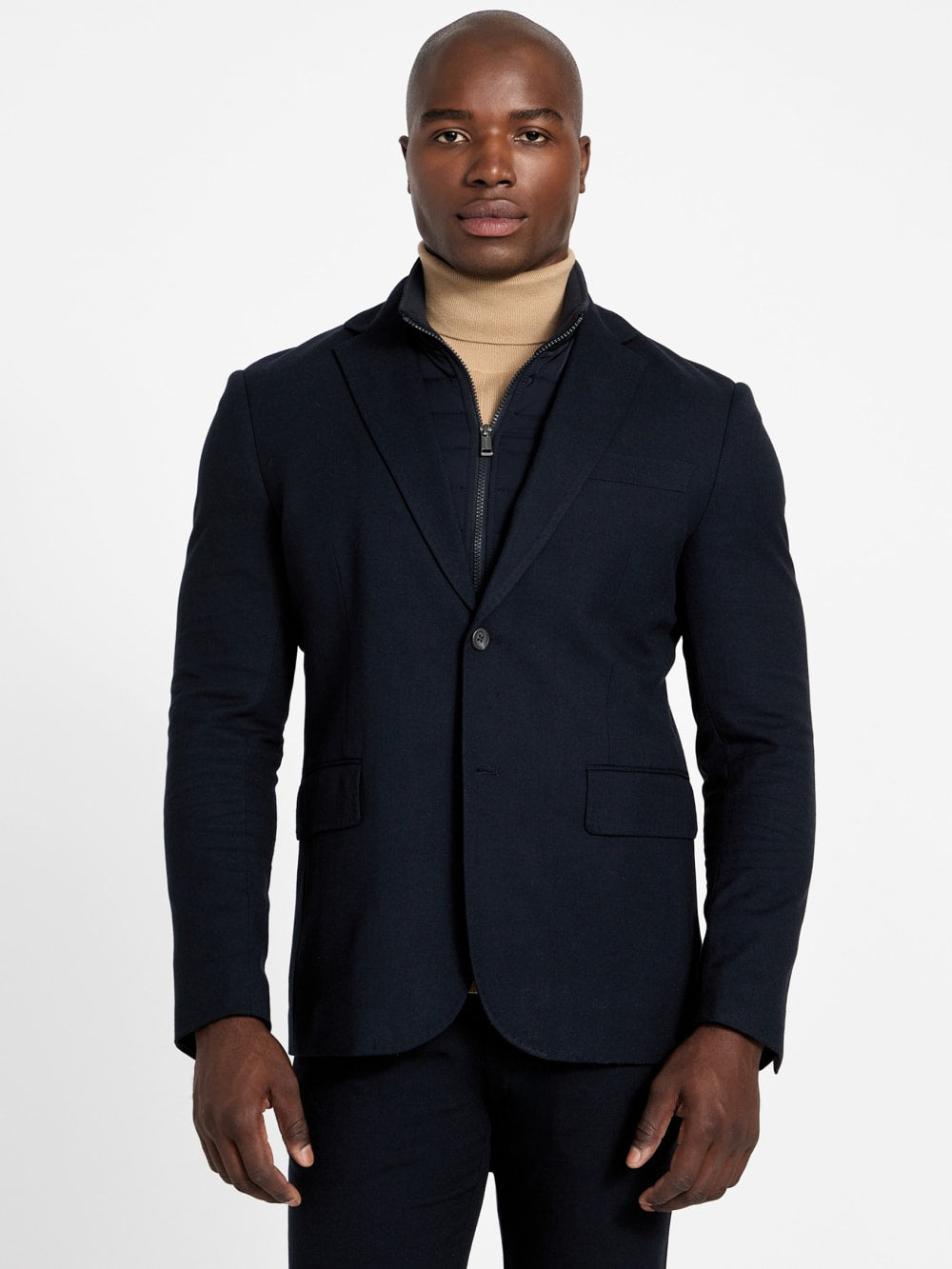 Utility Wool-Blend Blazer - Guess