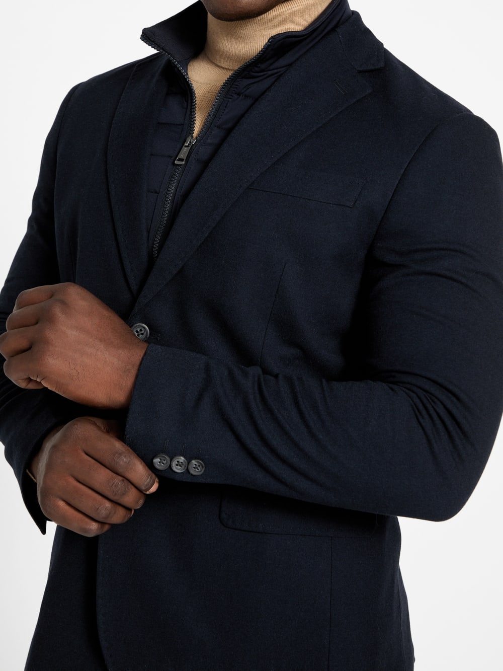 Utility Wool-Blend Blazer - Guess