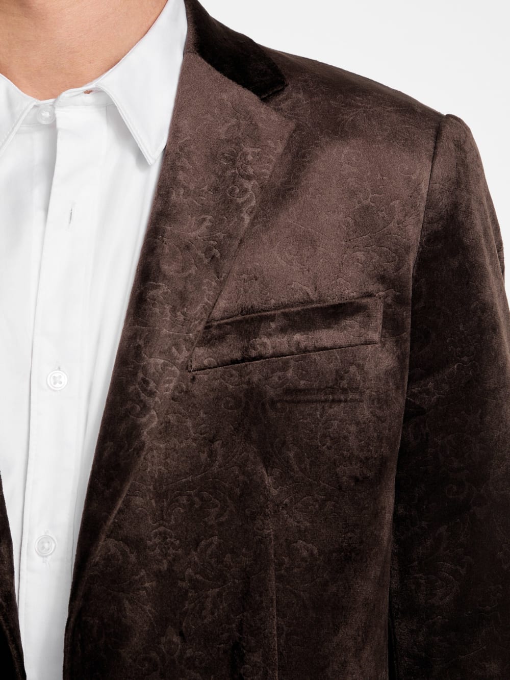 Eco Fulham Embossed Velvet Blazer - Guess