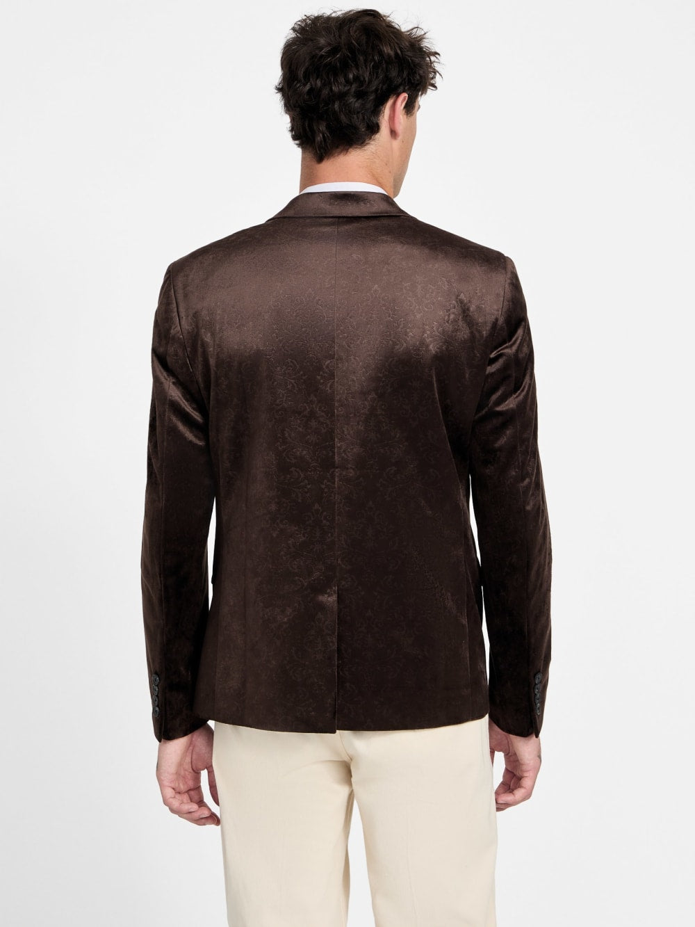 Eco Fulham Embossed Velvet Blazer - Guess