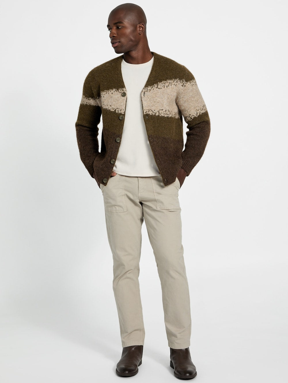 Wool blend cardigan - Guess