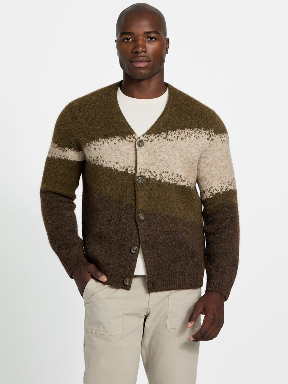 Wool blend cardigan - Guess