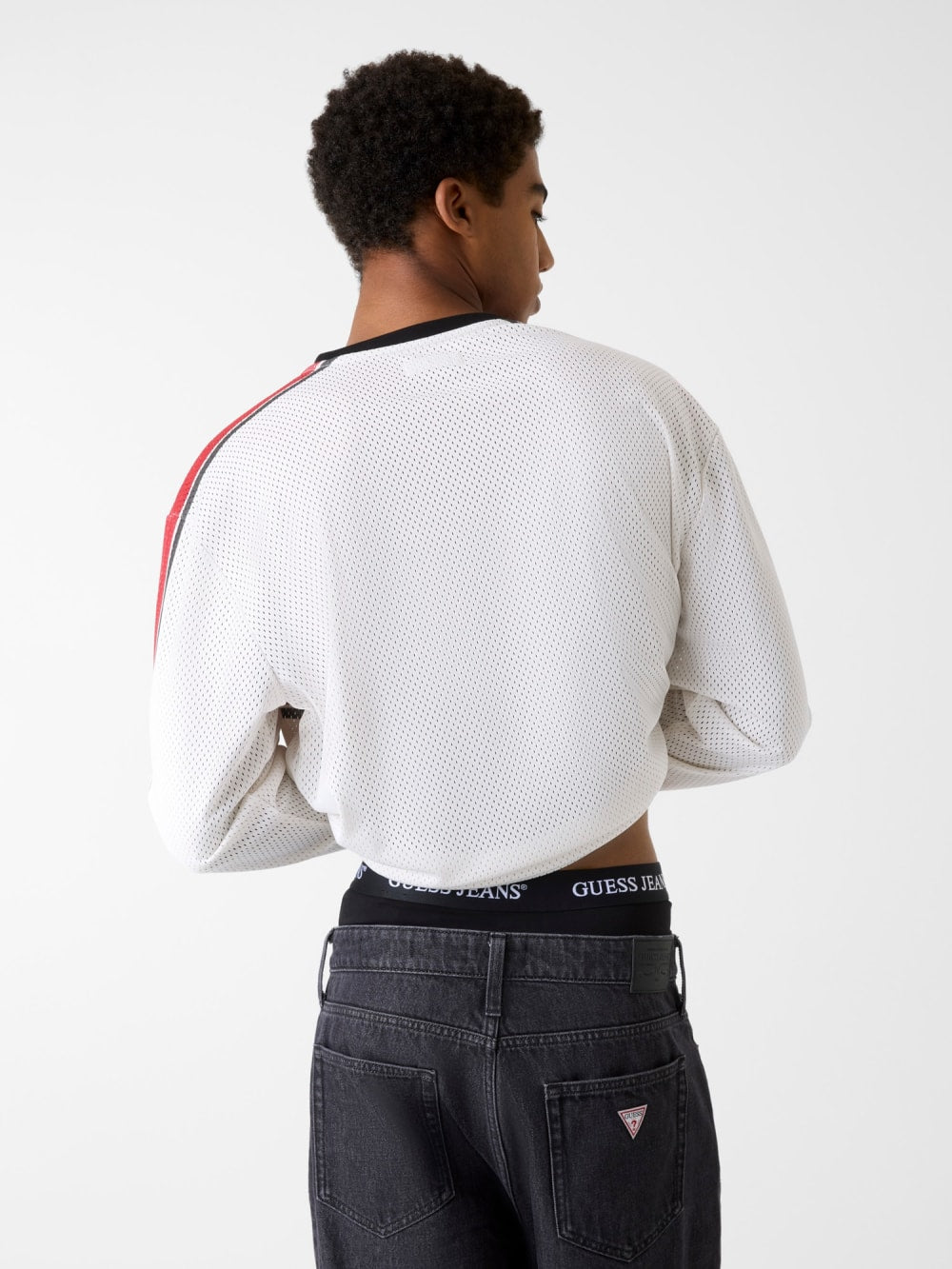 Boxy fit mesh t-shirt - Guess