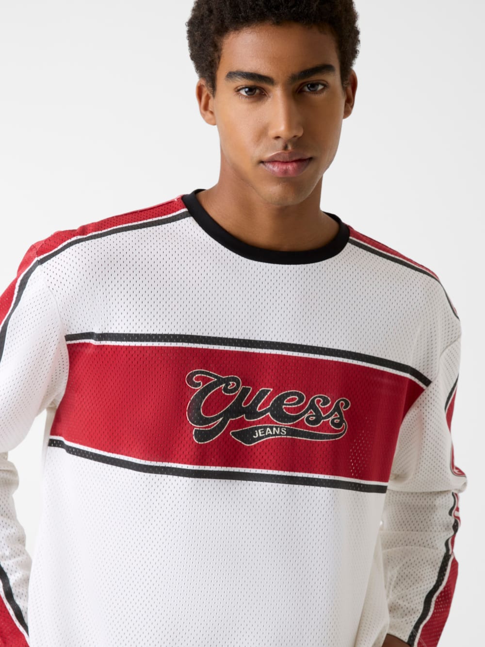 Boxy fit mesh t-shirt - Guess