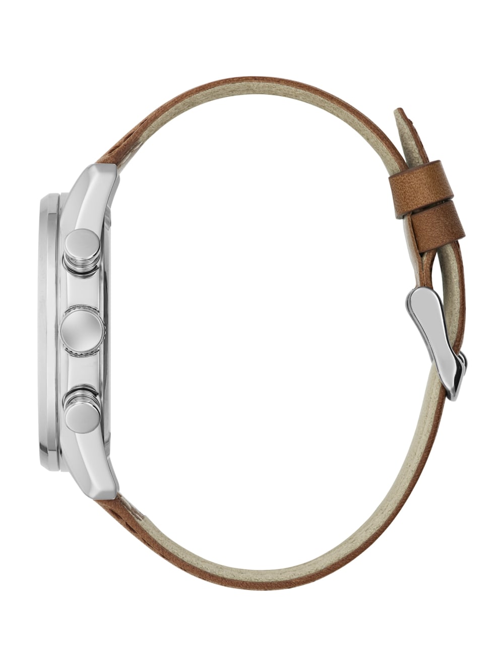 Two-Tone Multifunction Suede Watch - Guess