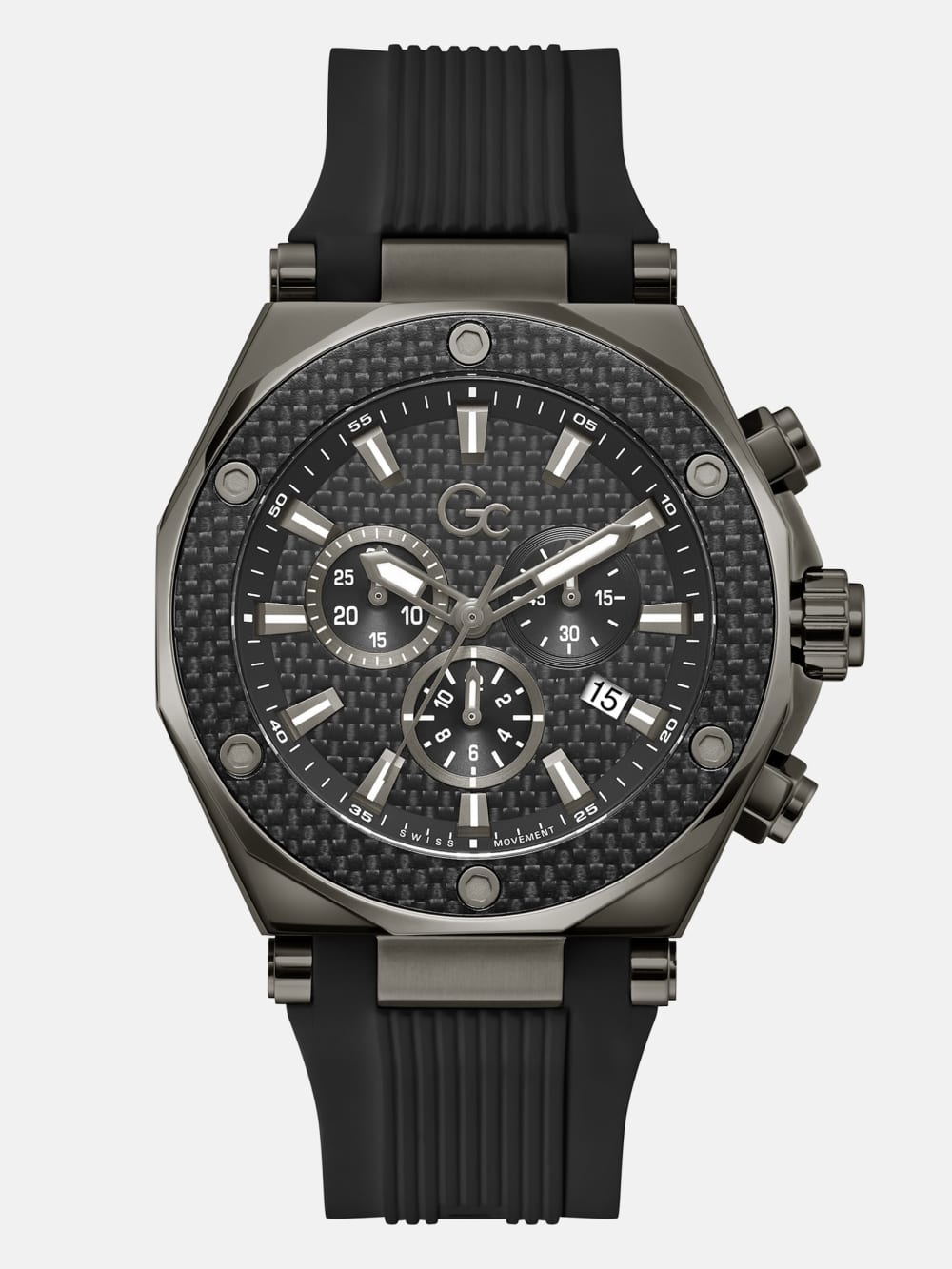 Gc Two-Tone Chronograph Watch - Guess