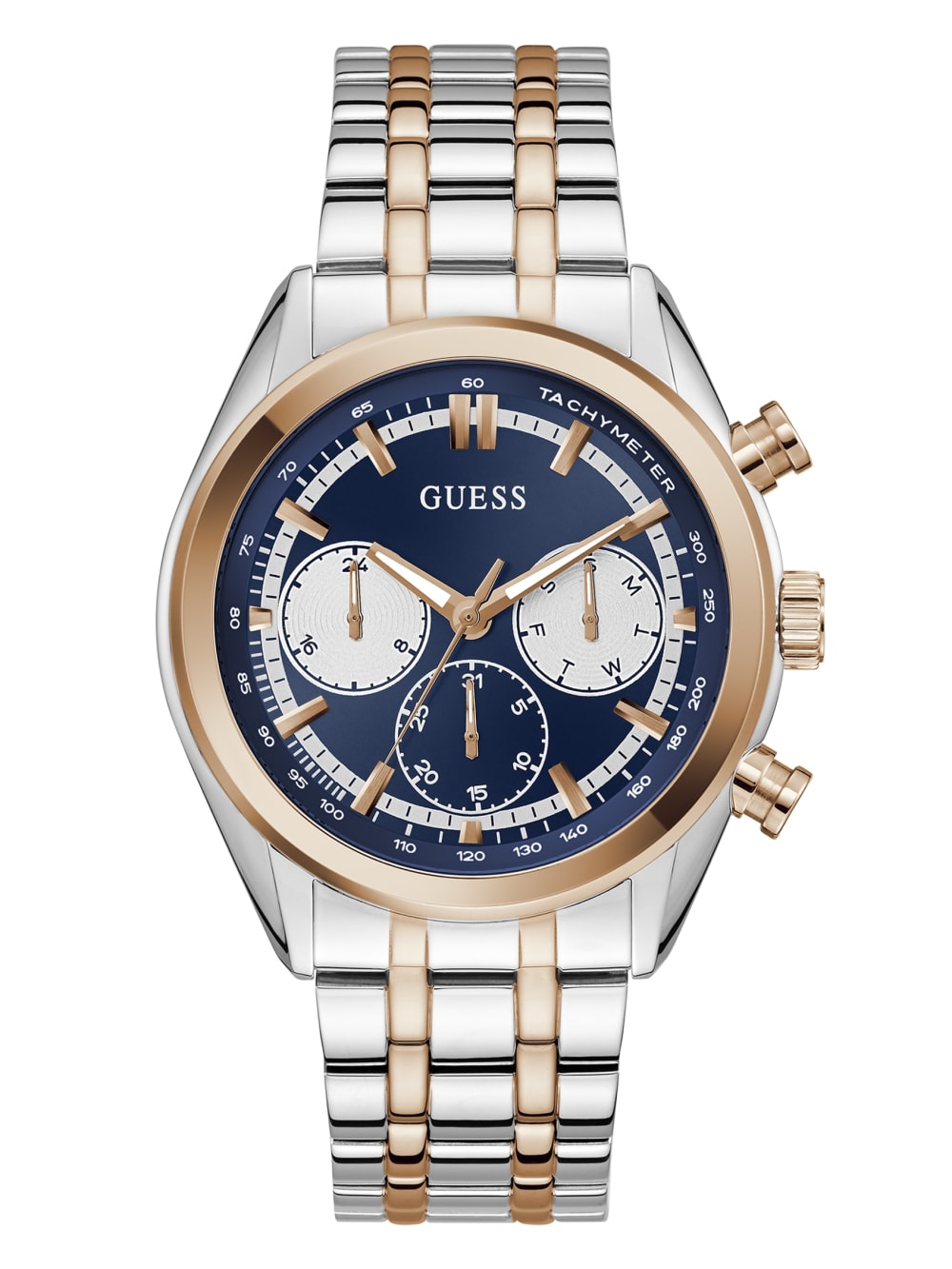 Two-Tone Multifunction Watch - Guess