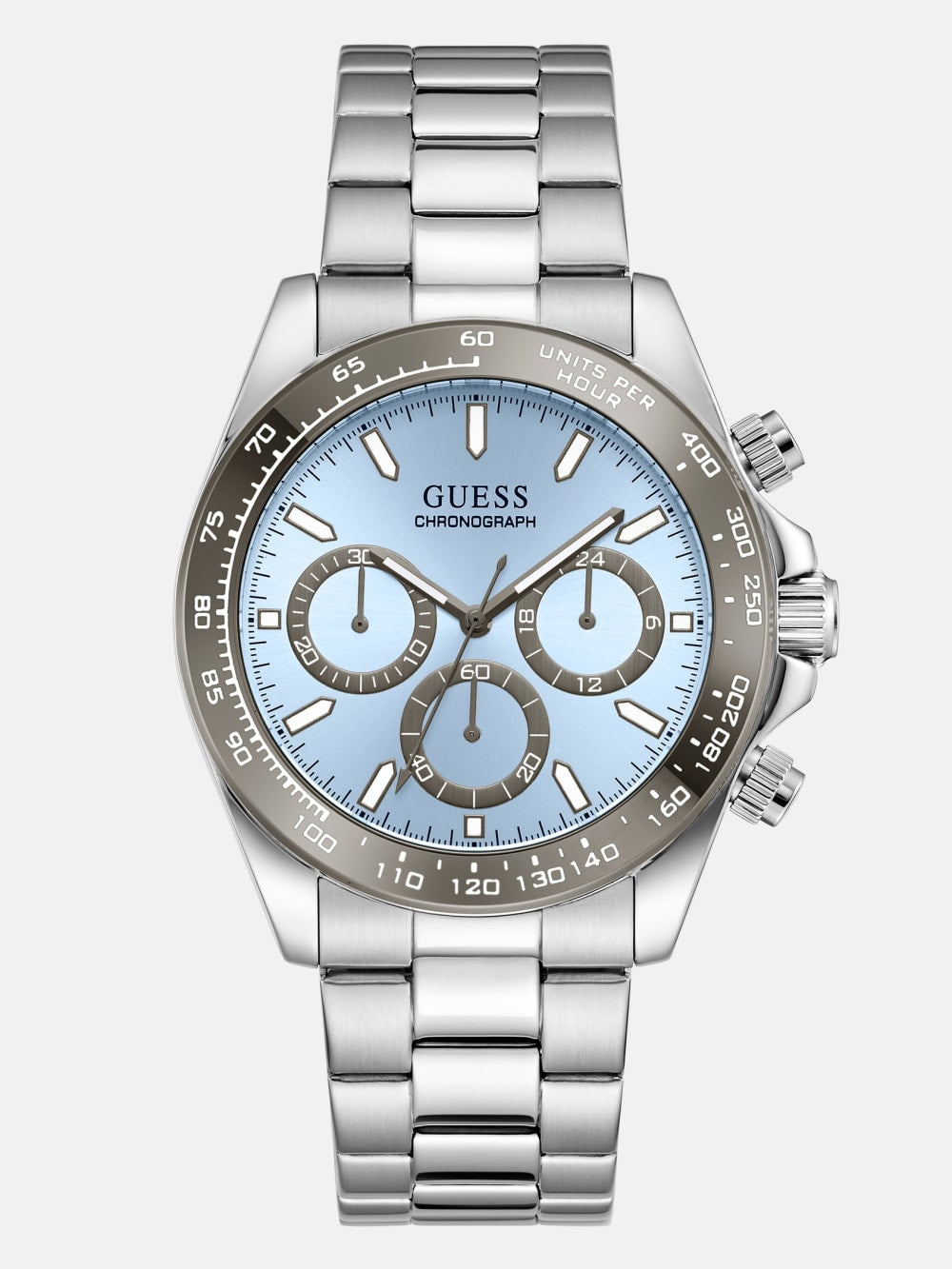 Stainless Steel multi-fuction watch 42 mm - Guess