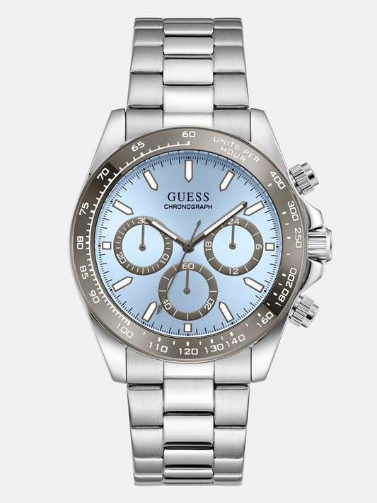 Stainless Steel multi-fuction watch 42 mm - Guess