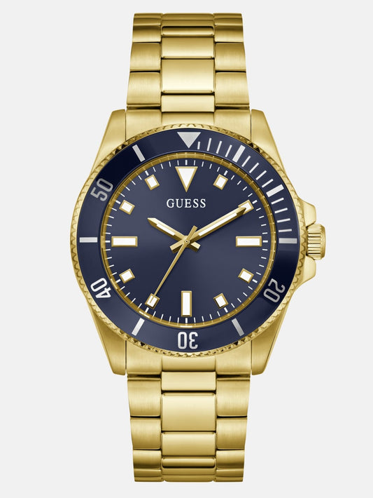 Gold-Tone Analog Watch - Guess
