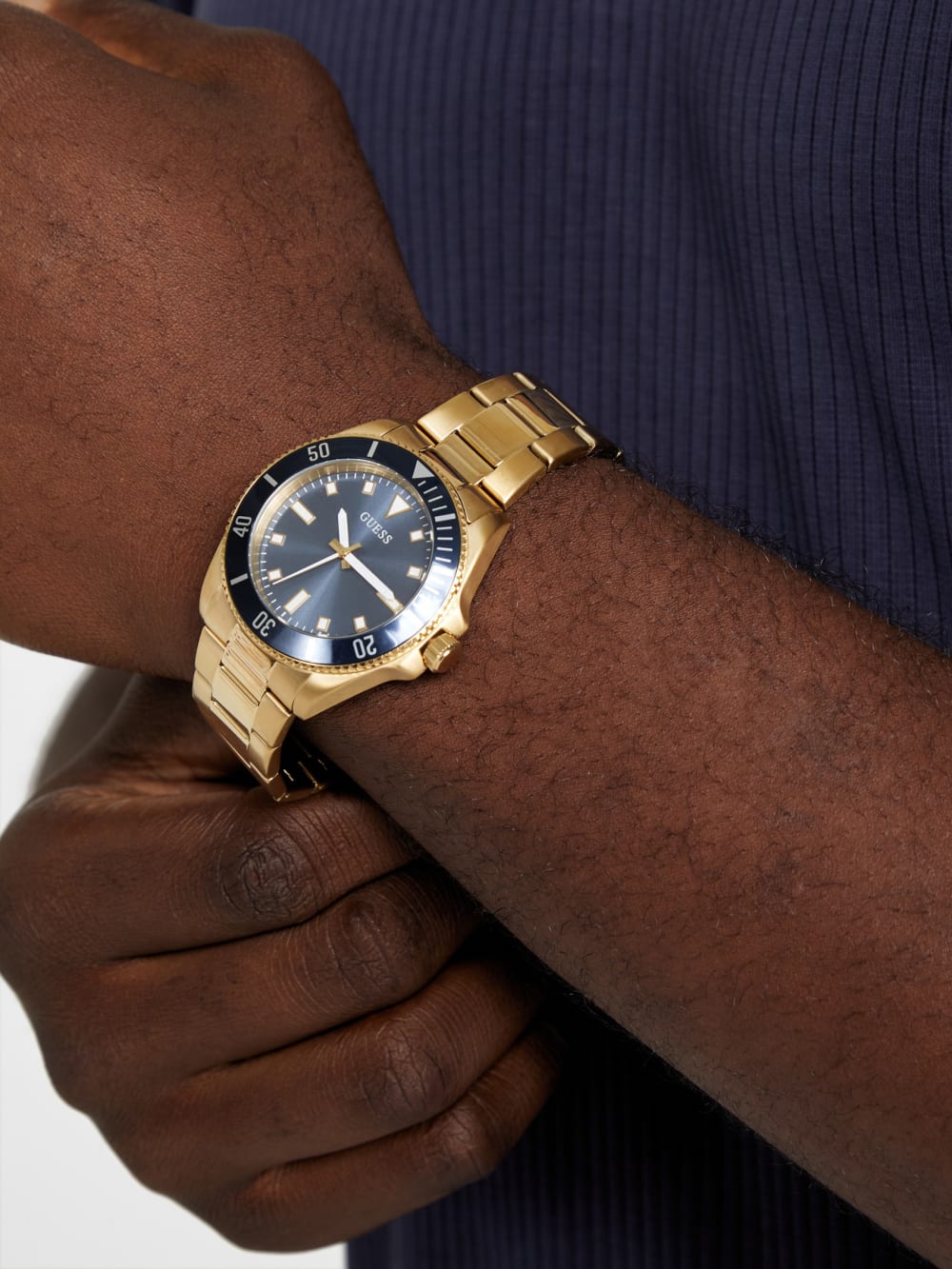 Gold-Tone Analog Watch - Guess
