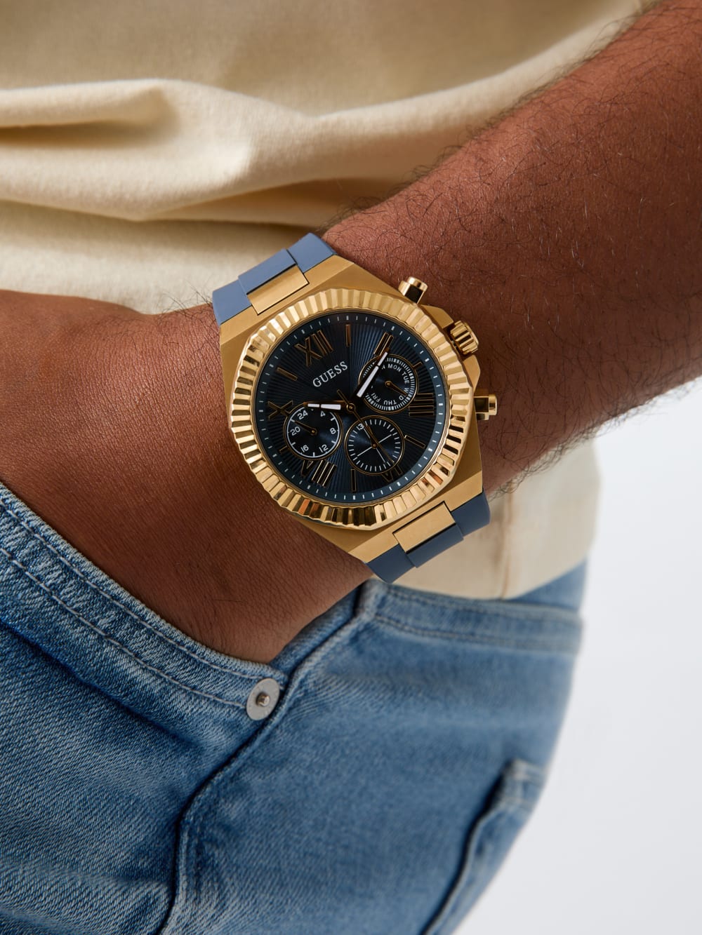 Silicone multi-function watch - Guess