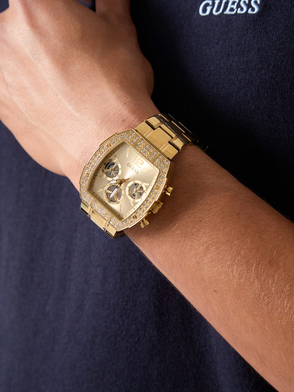 Multi-function stainless steel watch 41,5 mm - Guess