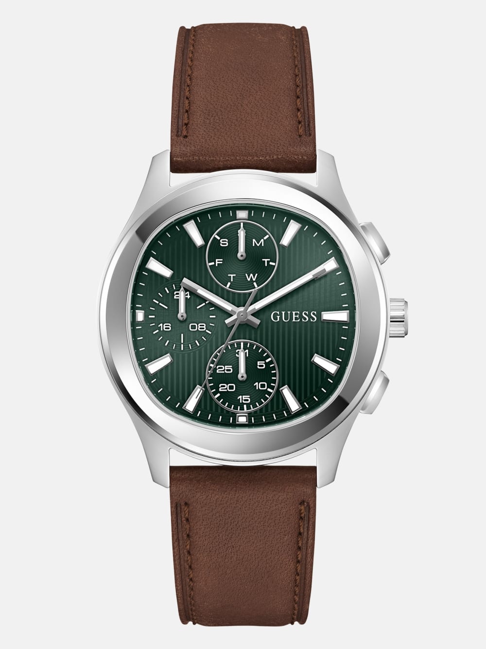 Genuine leather multi-fuction watch 40 mm - Guess