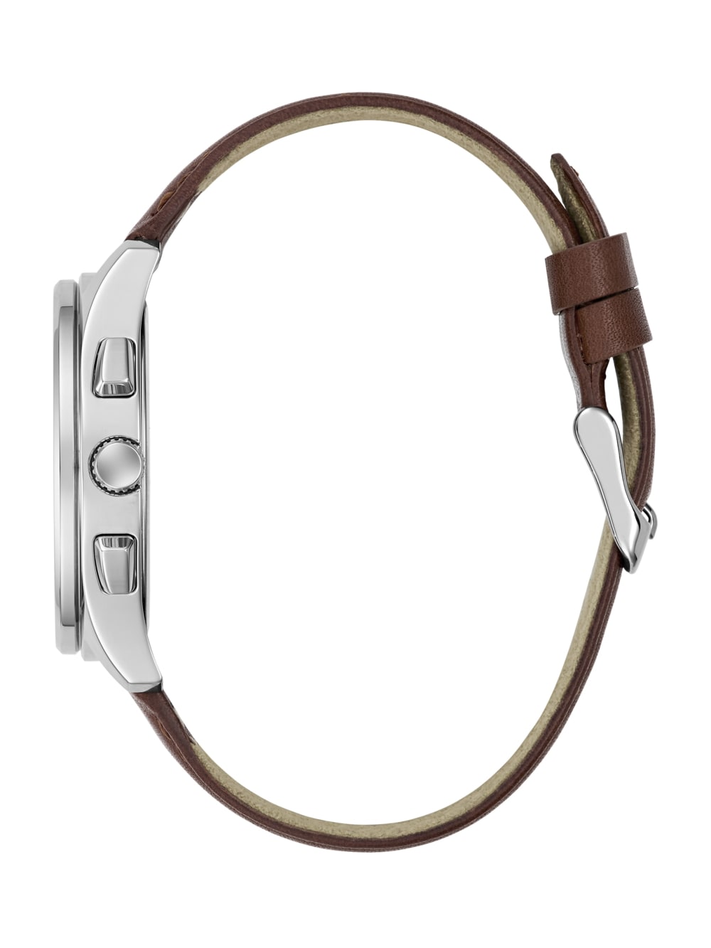 Genuine leather multi-fuction watch 40 mm - Guess