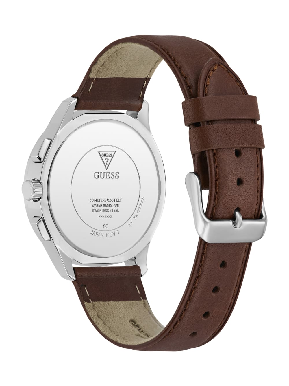 Genuine leather multi-fuction watch 40 mm - Guess