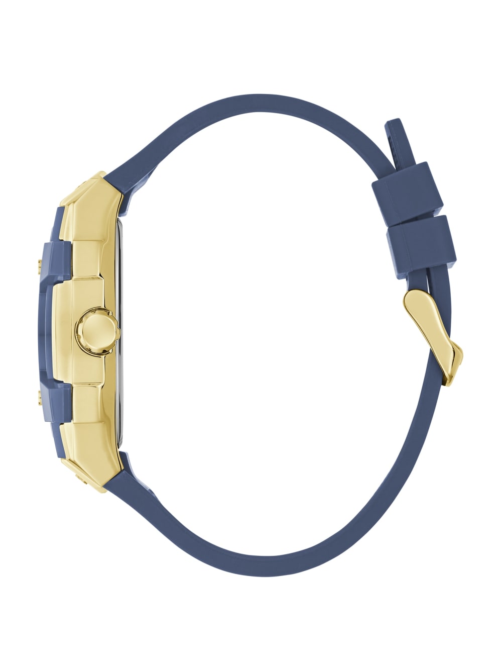 Gold-Tone and Blue Multifunctional Watch - Guess