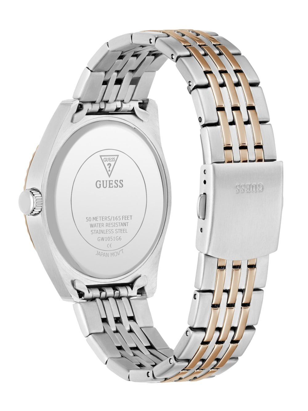 Stainless Steel multi-fuction watch 43.5 mm - Guess