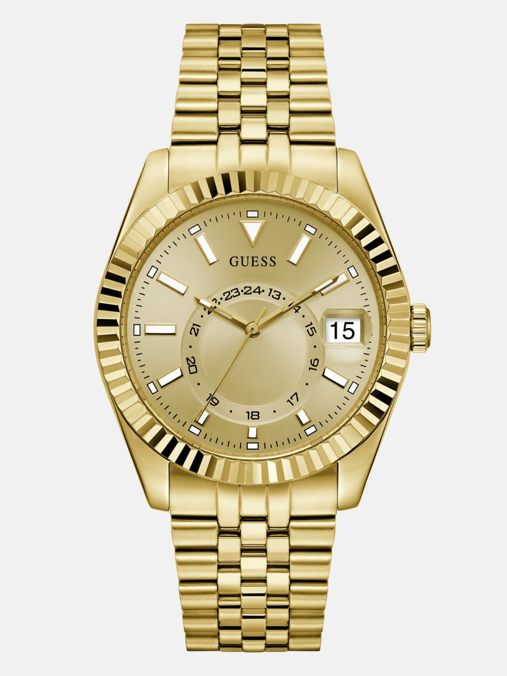 Gold-Tone Multifunction Watch - Guess