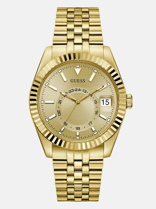 Gold-Tone Multifunction Watch - Guess