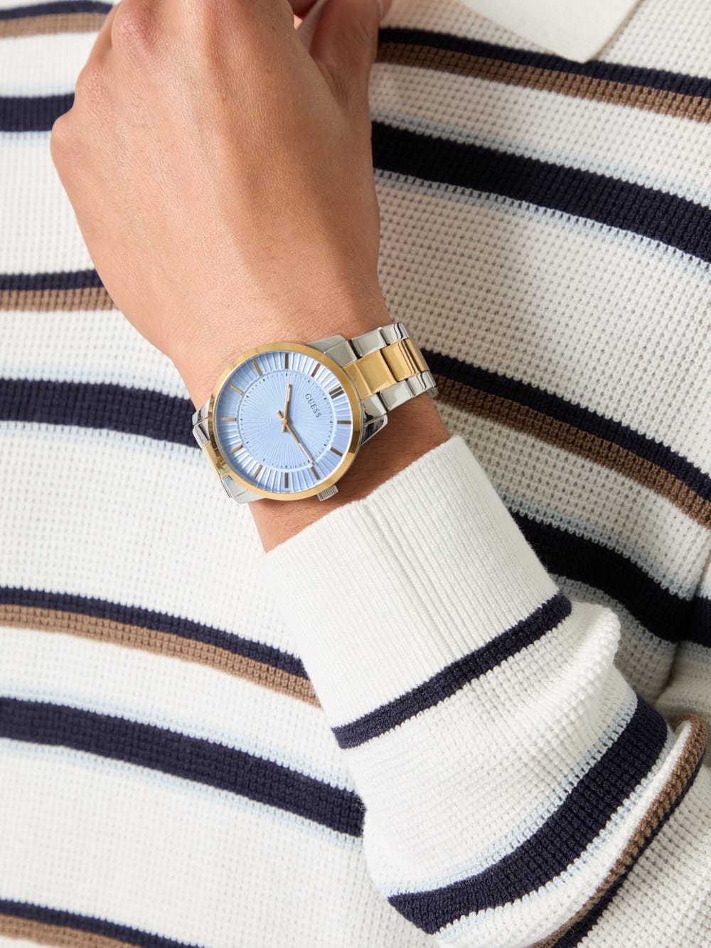 Stainless steel analogue watch 42 mm - Guess