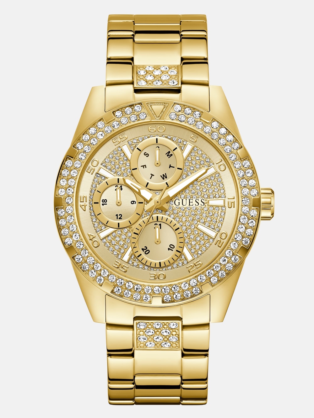 Stainless Steel multi-fuction watch 42 mm - Guess
