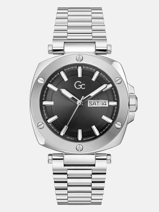 GC Stainless Steel analogue watch - Guess