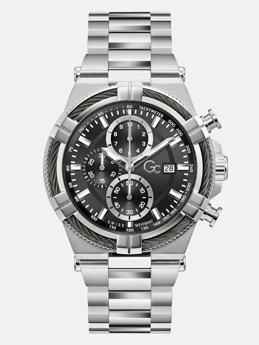 GC Stainless Steel multi-function watch 44 mm - Guess