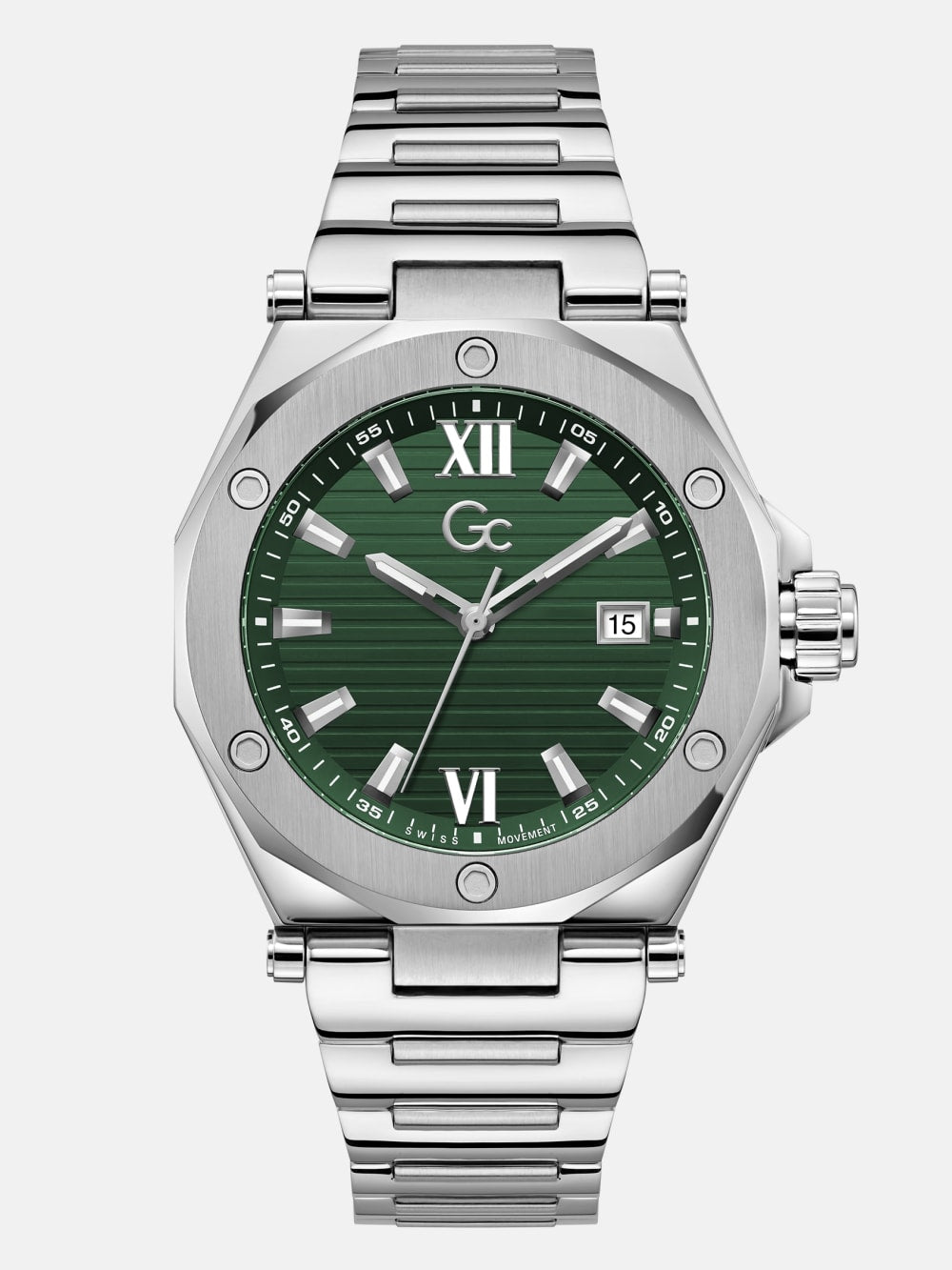GC Stainless Steel analogue watch - Guess