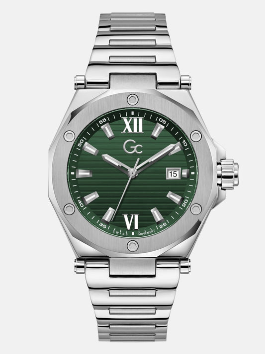 GC Stainless Steel analogue watch - Guess