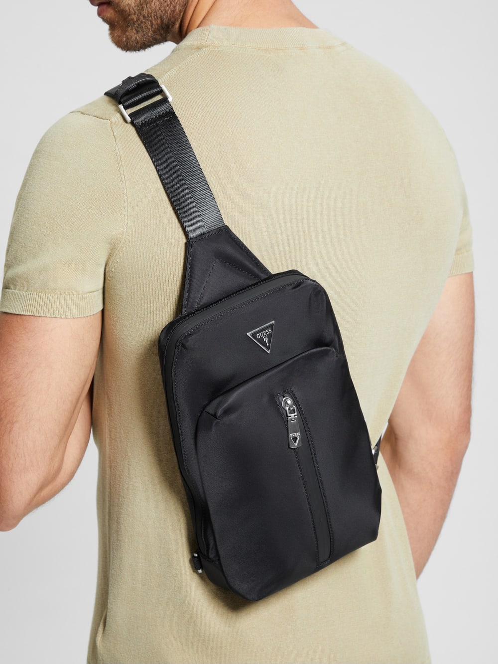 Eco Nylon Crossover Bag - Guess