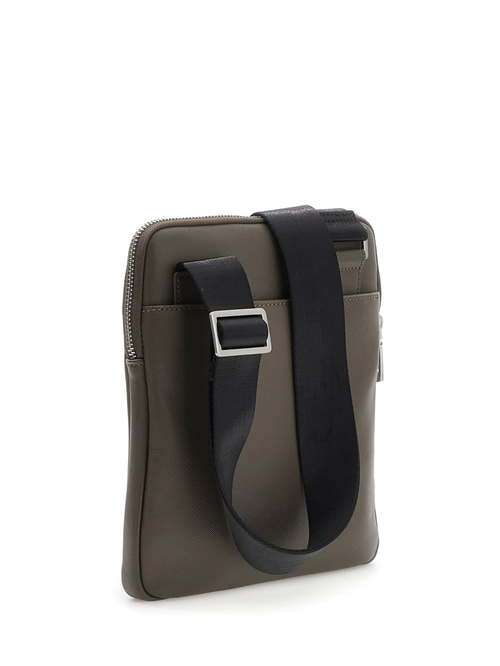 Eco Saffiano Flat Crossbody - Guess
