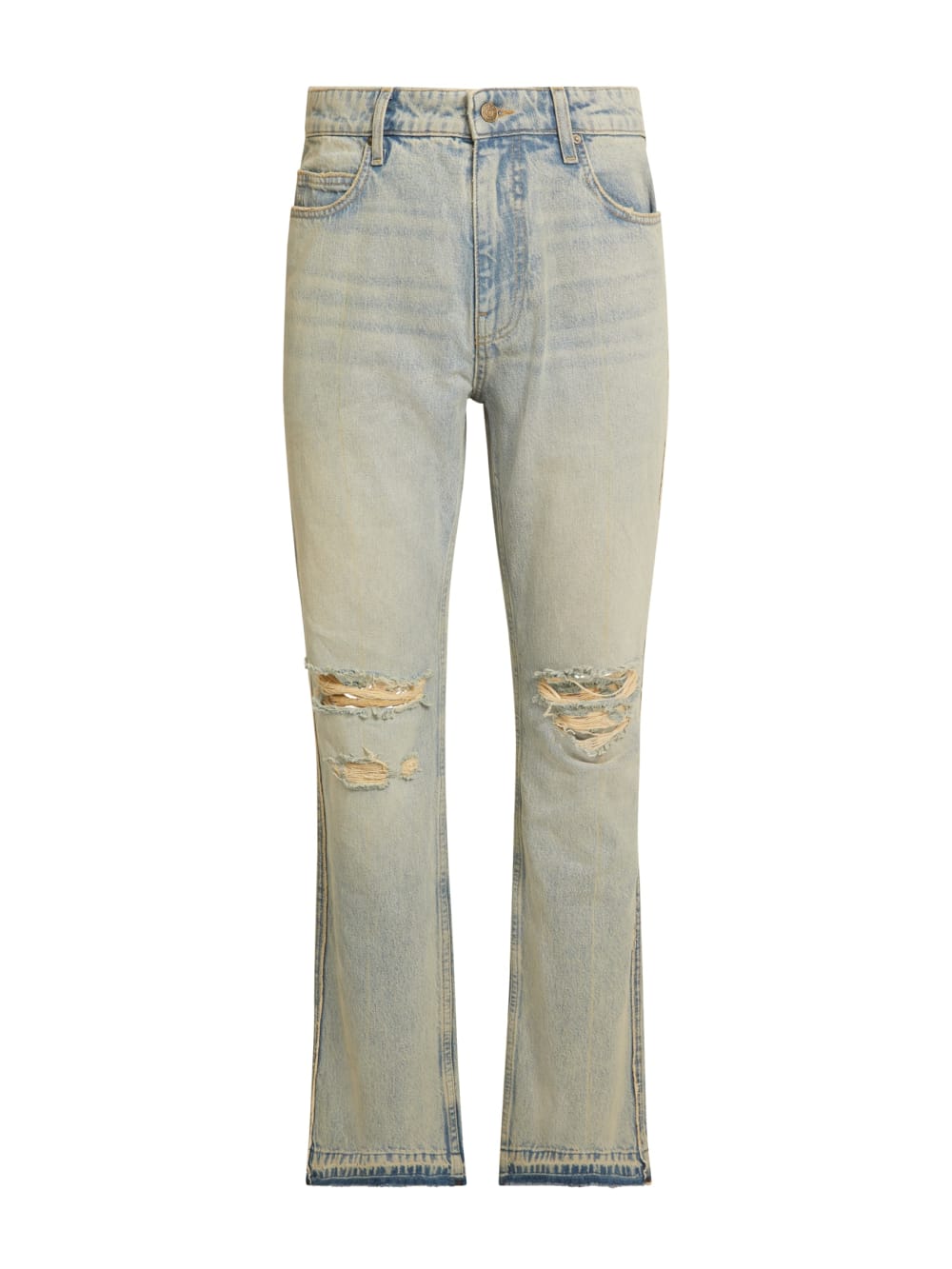 distressed denim flare pant - Guess