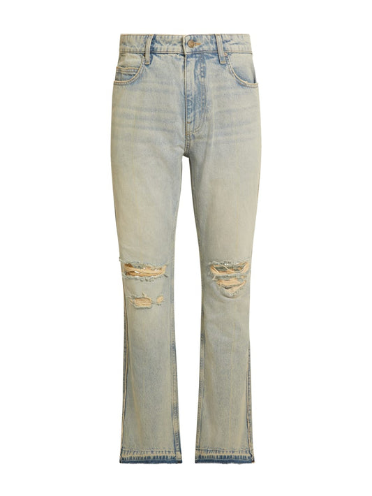 distressed denim flare pant - Guess
