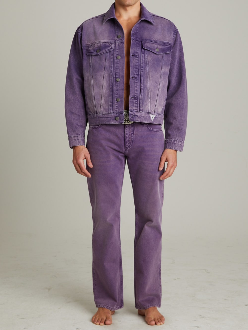 Vintage Denim Straight Jeans - Guess