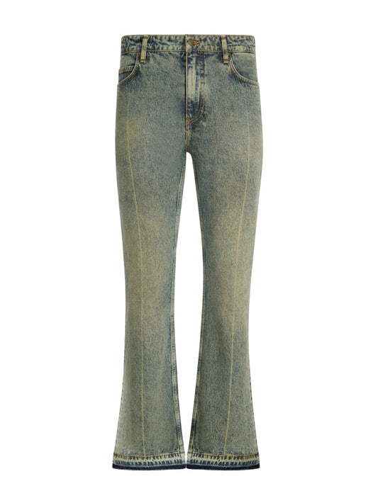 washed denim flare pant - Guess