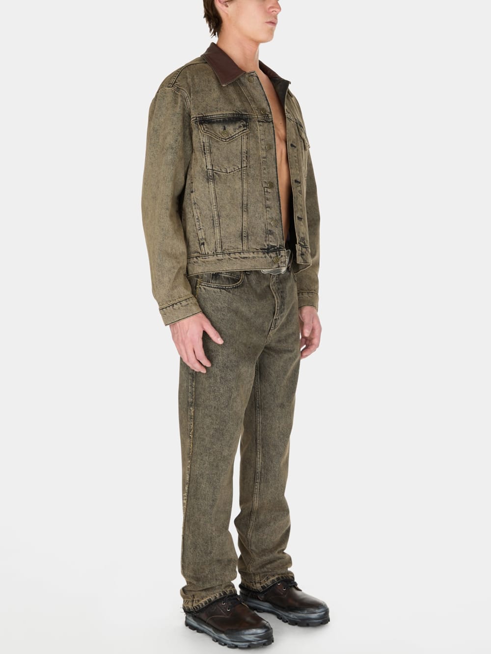 tinted denim flare pant - Guess
