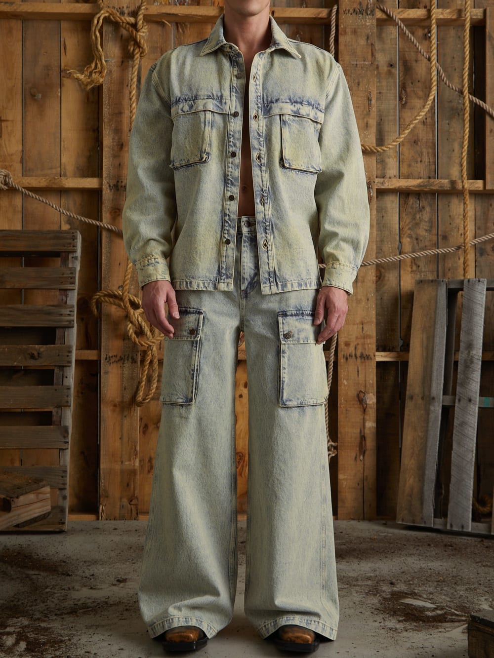 tinted combat pants - Guess