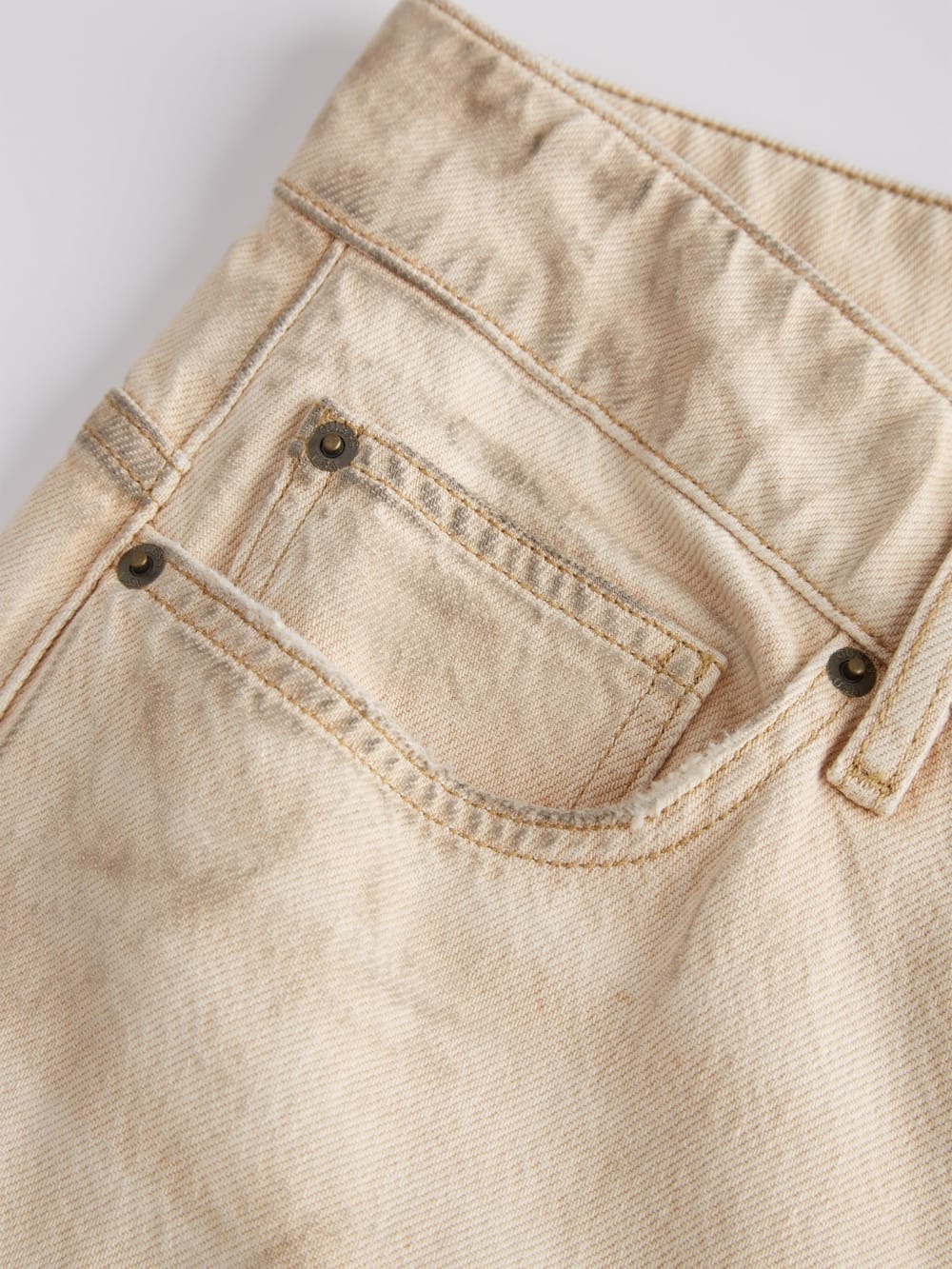 Vintage Denim Straight Jeans - Guess