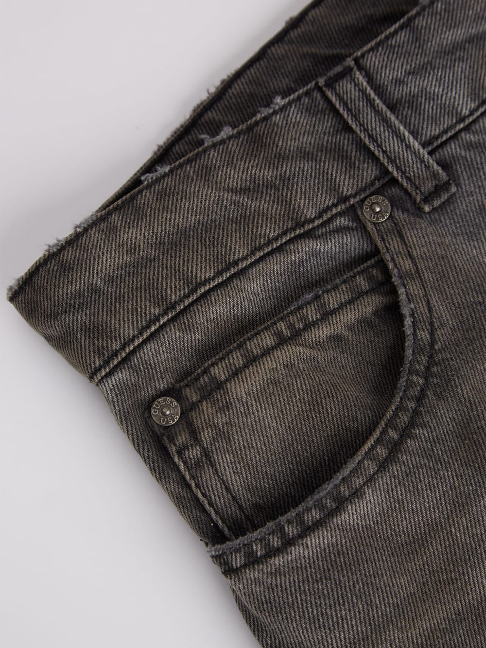 Vintage Denim Straight Jeans - Guess