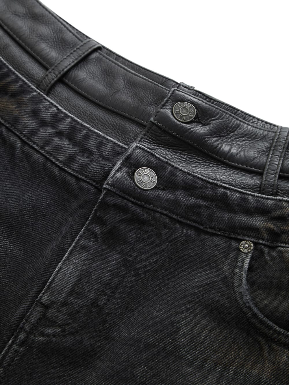 contrast flare pants - Guess