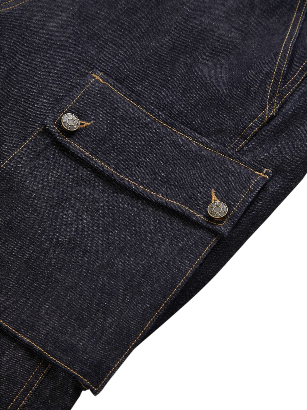 raw denim combat pants - Guess