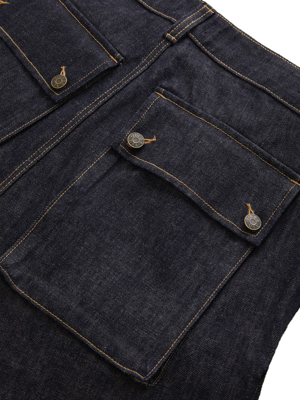 raw denim combat pants - Guess