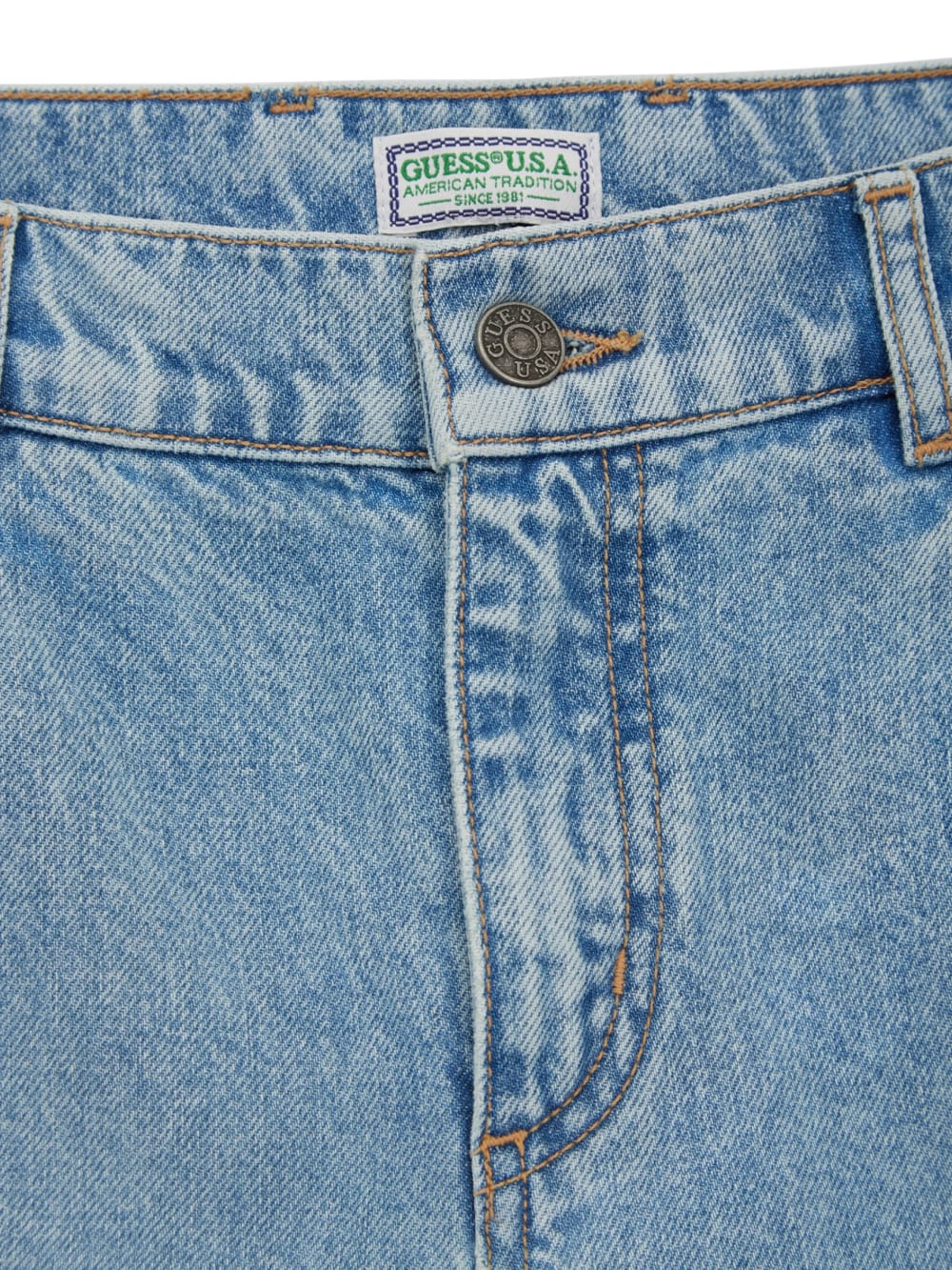 Indigo Denim Flare Pants - Guess