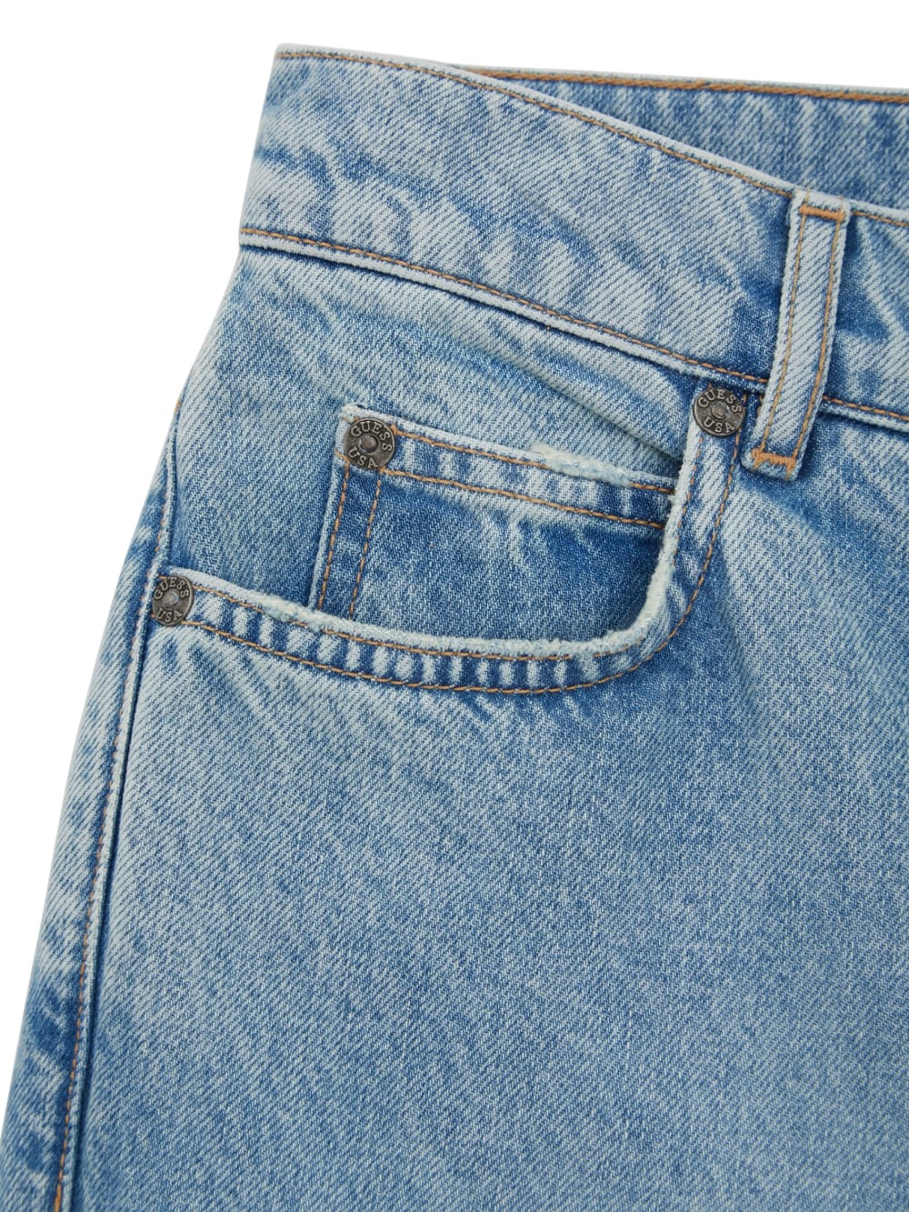 Indigo Denim Flare Pants - Guess
