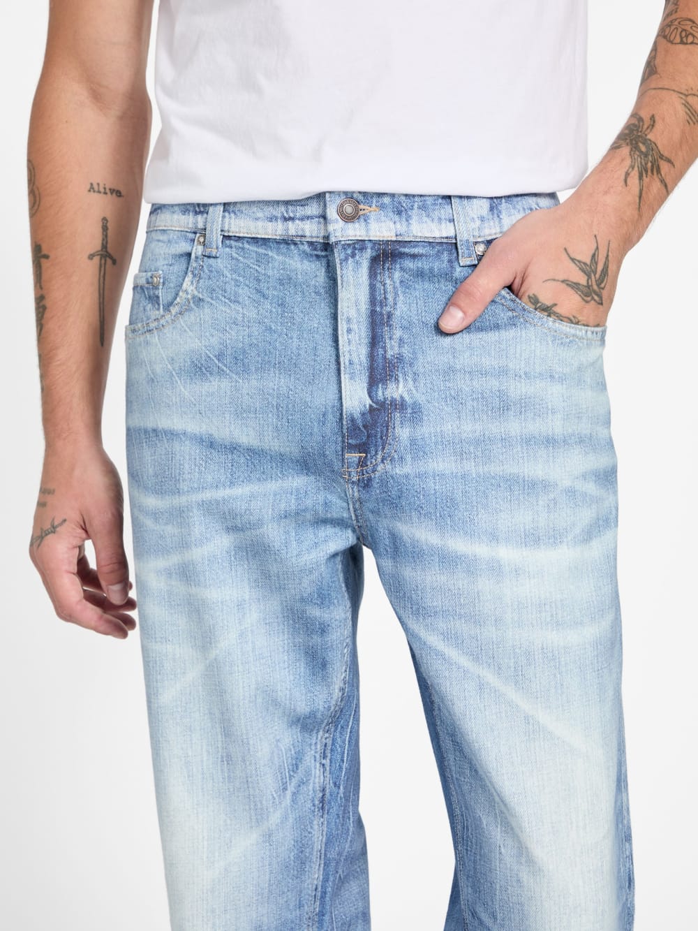 Eco Damon Relaxed Jeans - Guess