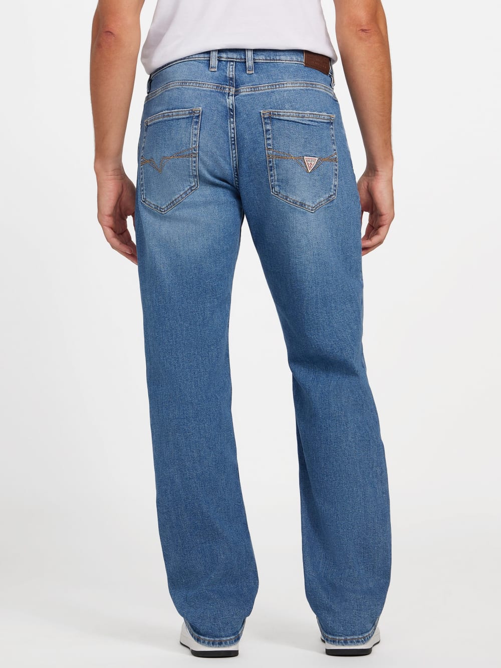 Eco Mason Destroyed Regular-Fit Straight Jeans - Guess
