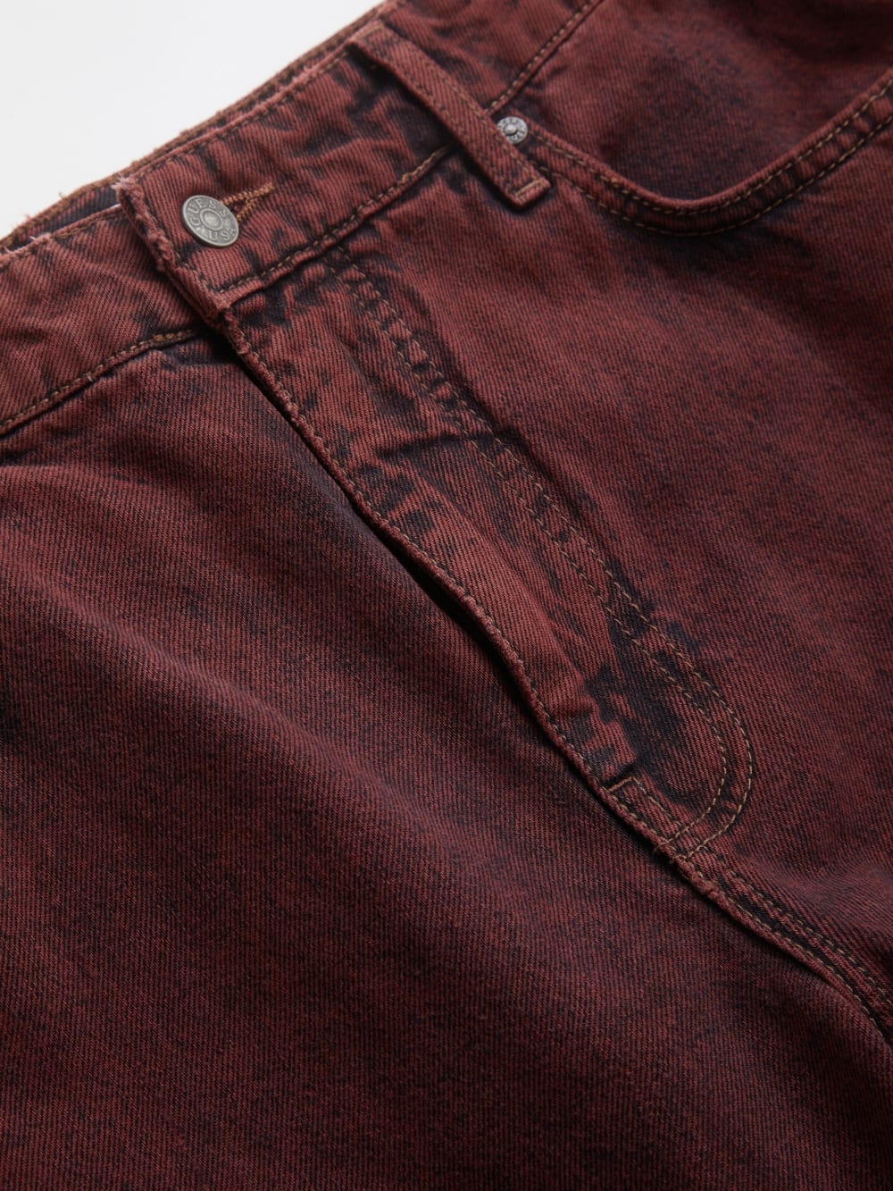 vintage red washed denim pant - Guess